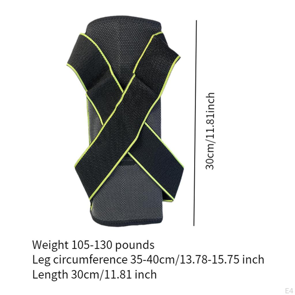 Knee Support Brace ,Compression Sleeve, Elastic Wrap Around Kneepad, Silicone Pad for Volleyball