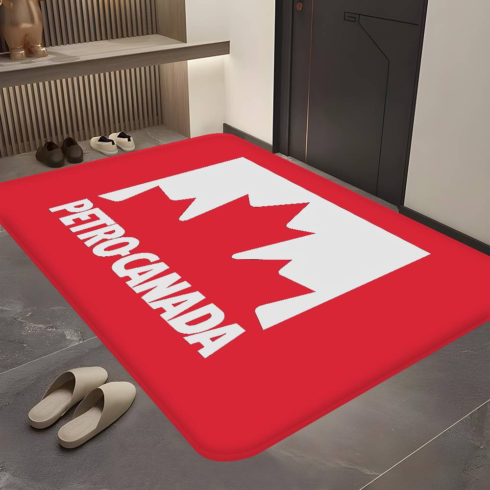 Petro Canada Logo Floor Mat Rectangle Anti-slip Home Soft Badmat Front Door Indoor Outdoor Mat Hotel Decor Mat