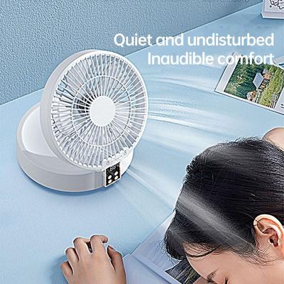 Fan Akıllı taşınabilir şarj edilebilir fan Usb Şarj edilebilir masa ve duvar vantilatörü Akıllı fan Şarj edilebilir fan