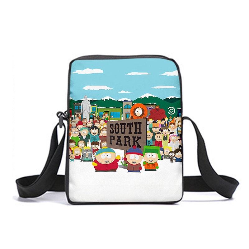 Unisex South Park Backpack With Matching Pouches For Students