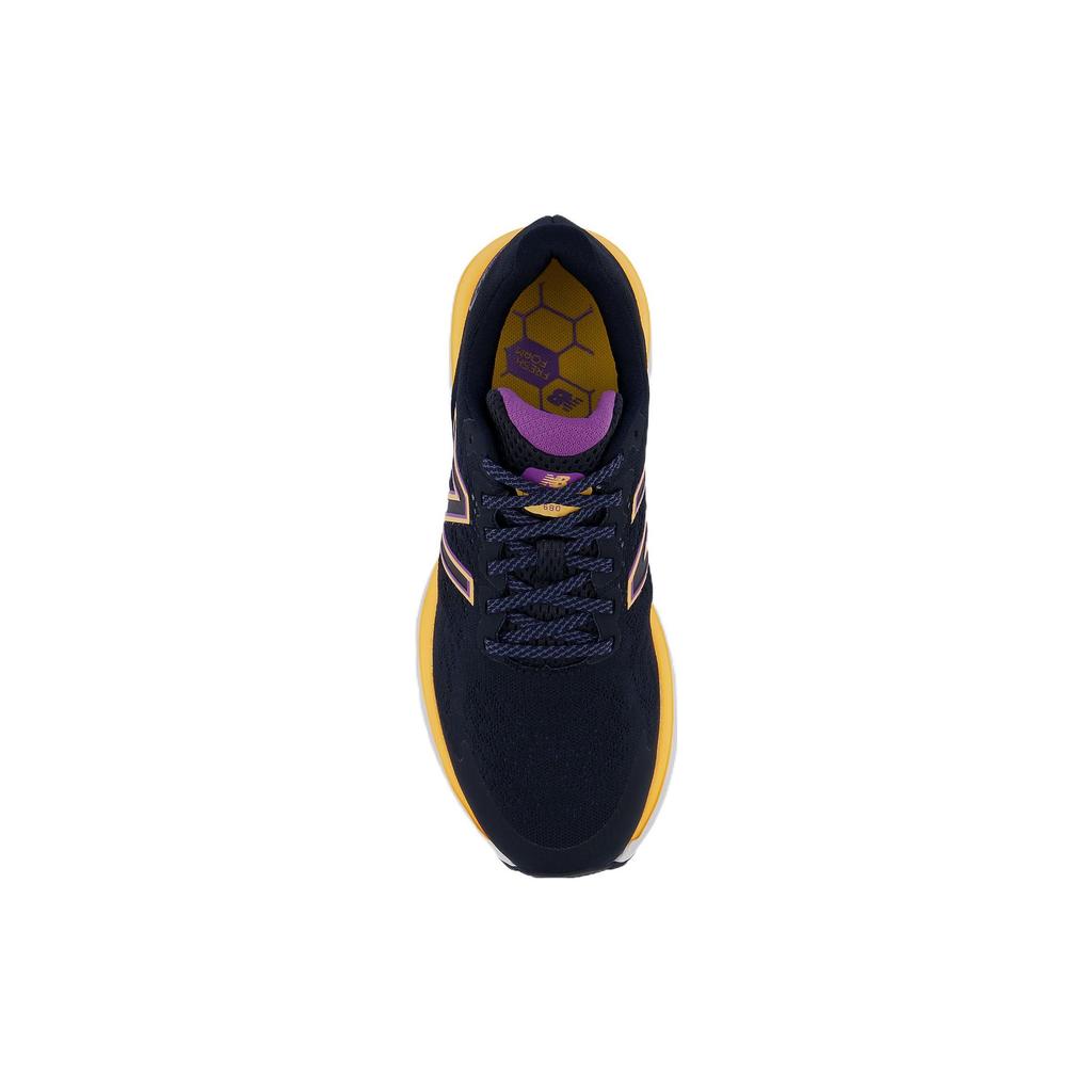 New Balance Nb 680 V7 Comfortable Fabric Low-Top Casual Running Shoes Women sneaker Black Orange W680CK7