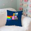Cute NNyan Cats ART Maker Case Plush Fabric Soft Pillowcase Double Sided Print Cushion Cover Household Gifts