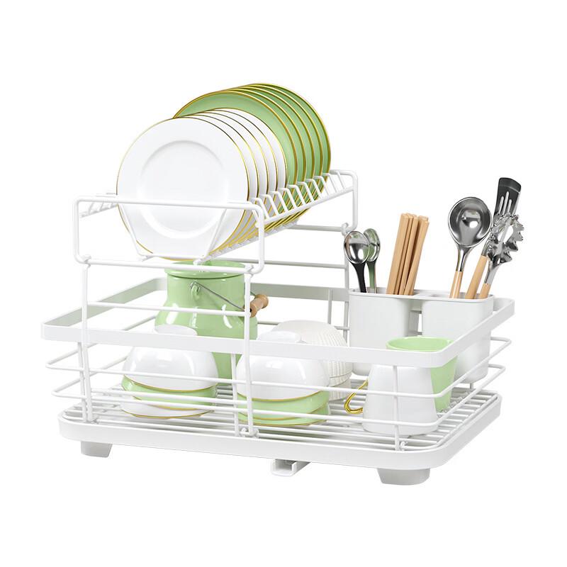 Nordic Style Double-Layer Kitchen Dish Rack