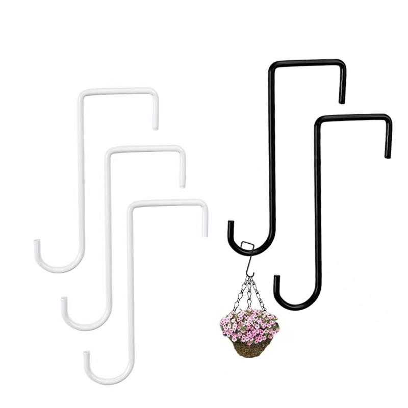 Modern Minimalist Steel Garden Hooks With Nopunch Design For Outdoor Plant Hangers