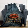 Lord Rings Customize Your Name Blanket Cozy Personalized Blanket Ultra-Soft Versatile for Office Sofa Bed Livingroom Four Seasons Multipurpose