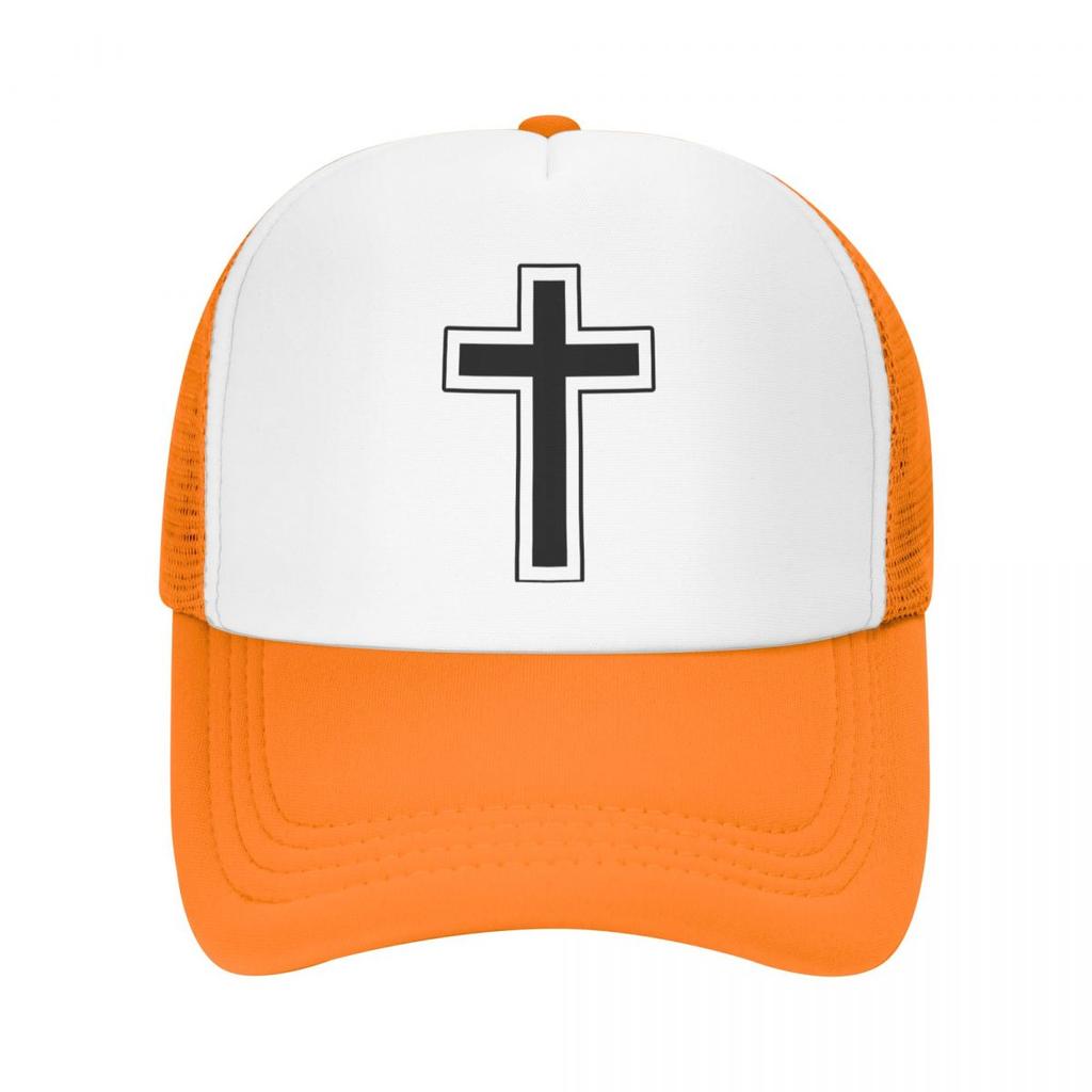 Gorra de camionero con cruz católica de Jesús, gorra de béisbol ajustable para adultos, cristiana, religiosa, unisex, estilo hip hop, snapback