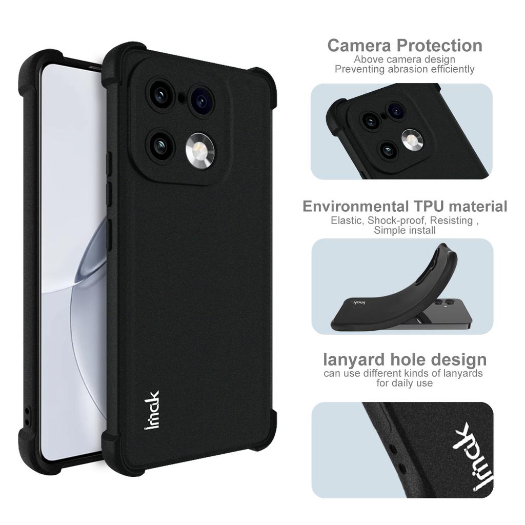 For Realme 16 Pro Plus 5G Phone Case IMAK Shock-resistant Soft Case