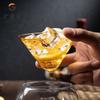 Luxury Crystal Glass Cocktail Set Martini Glass and Molecular Mixology Shaker Barware for Home Bar Party Supplies