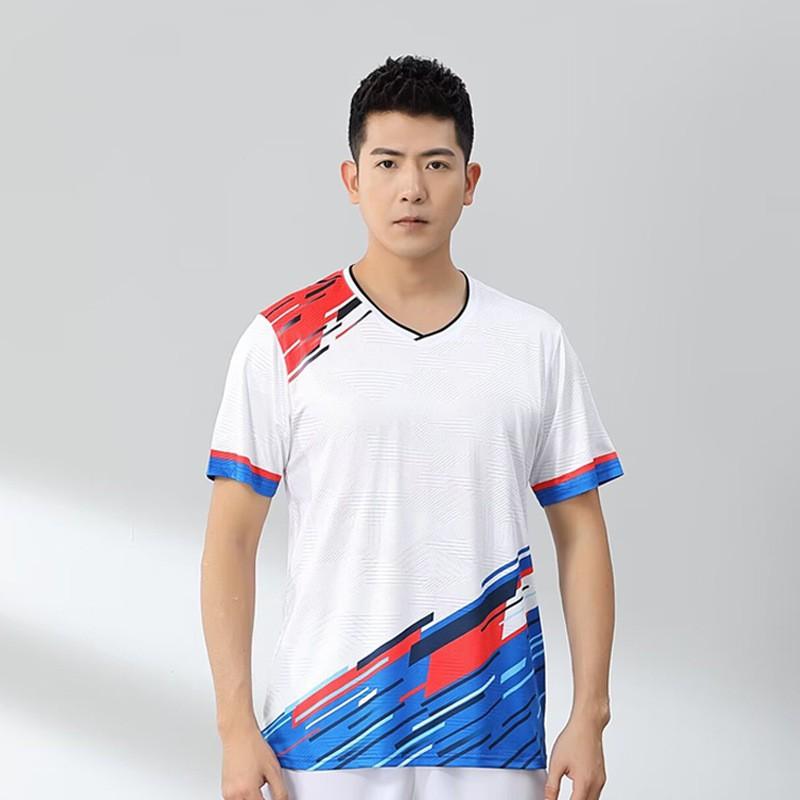 Quick-Dry Badminton Shirt Men Women Kids Sport T-Shirt Training Competition Uniform
