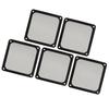 PC Fan Dust Filter Mesh Magnetic Frame Nylon Chassis Fan Dust Mesh Cover for Computer Case Power Supply Unit 140mm 5pcs