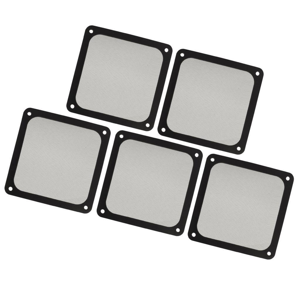 5PCS 120mm Fan Dust Filter Heat Dissipation Soft Magnetic Nylon Frame Computer PC Fan Dust Mesh Filter for PC Case