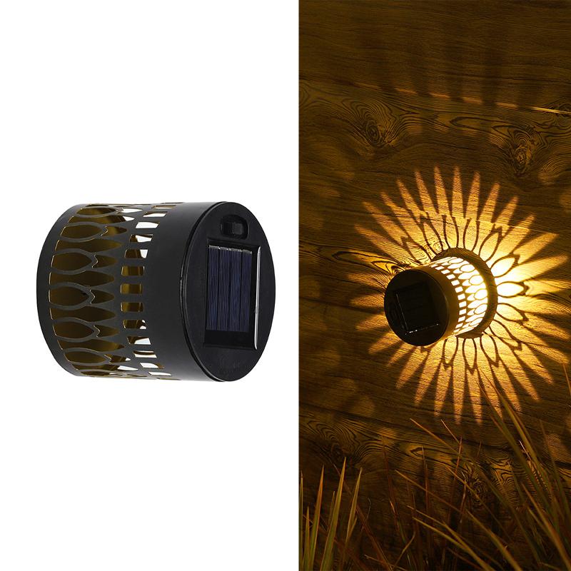 1/2/4PCS Solar-Powered peony Lantern Light Wall Lamp Outdoor Garden Patio Walkway Decorations Lighting for Garden Decor