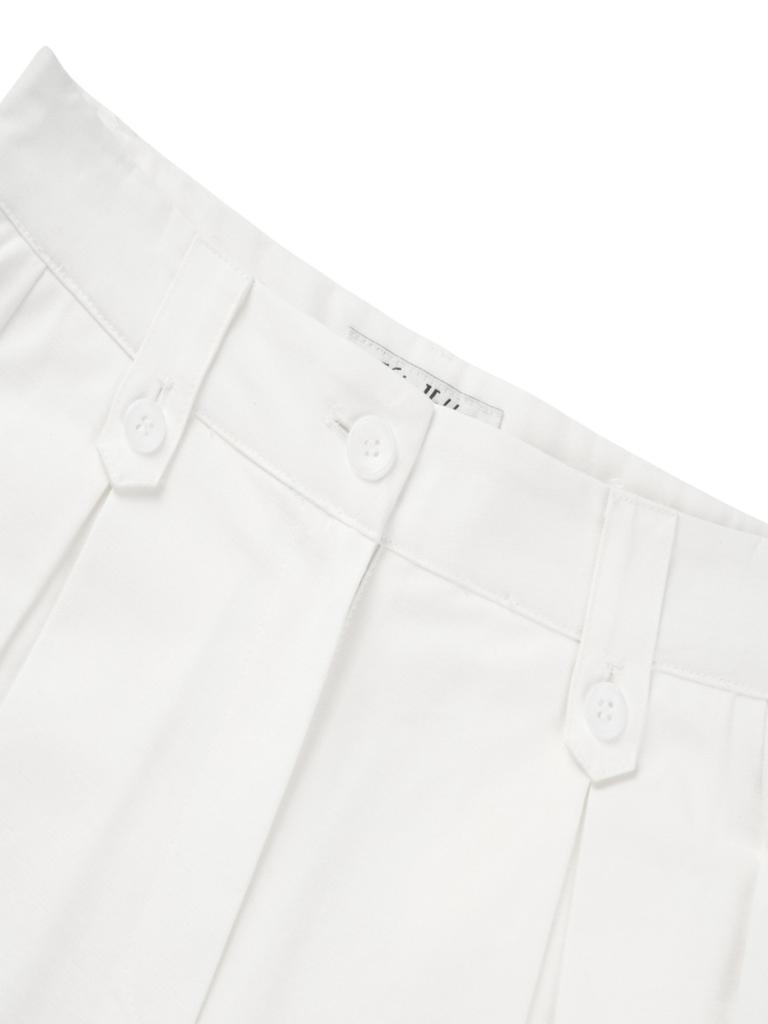 Naseohabi Double-Tuck Volume Pants_Off-White