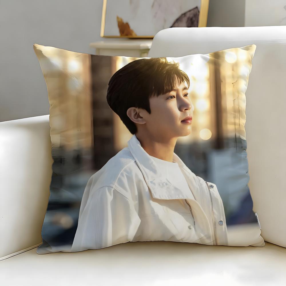popular singer Lim Young Woong Cushion Cover Soft & Easy-Wash Pillow Case – Versatile for Couch, Bed, Travel and Office