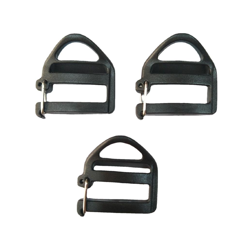 25mm Multifunctional Plastic Removable Eye Buckle 2.5cm Backpack Hook with Left Opening