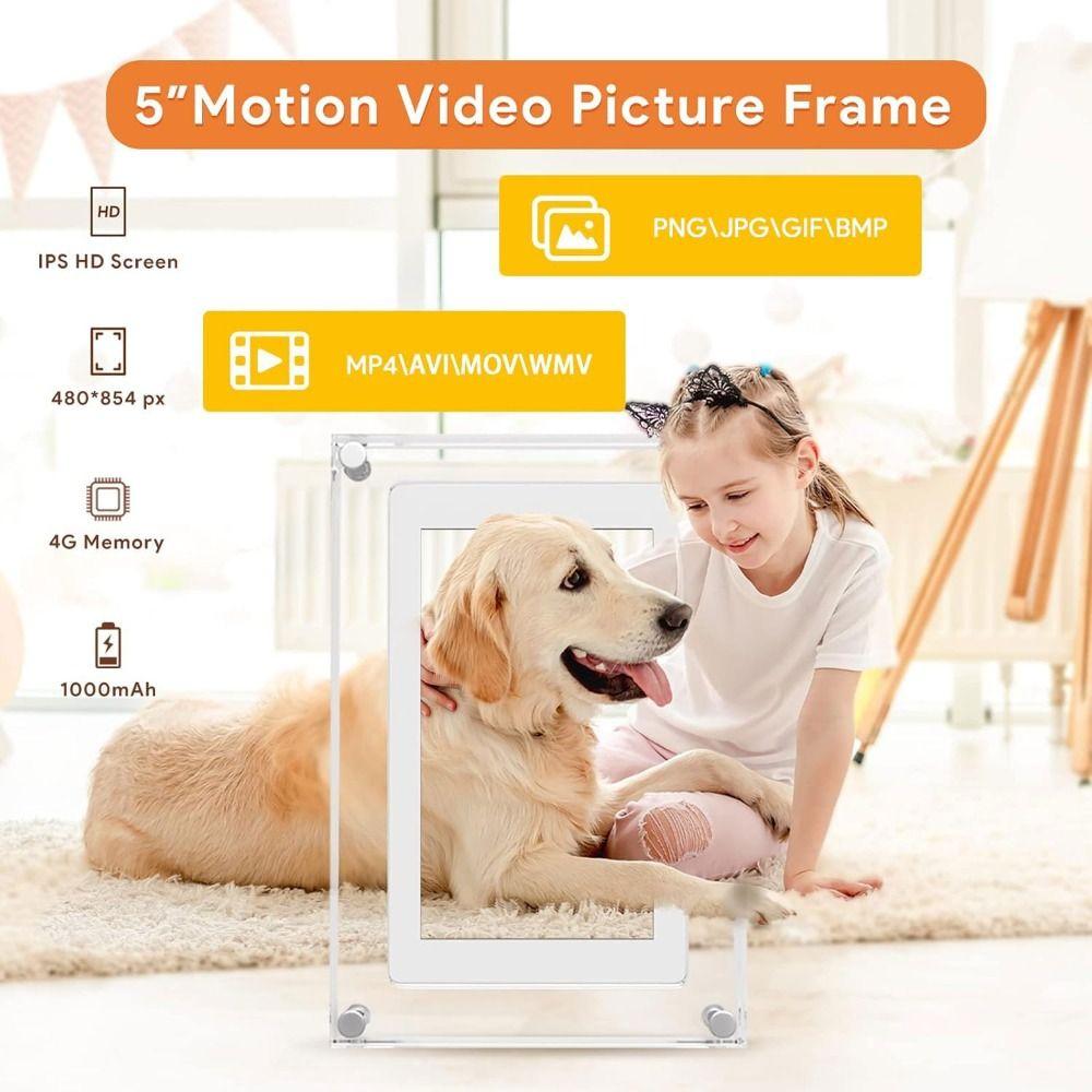 Acrylic Digital Photo Frame IPS Display Digital Album Gift Slideshow Frame Home Decor