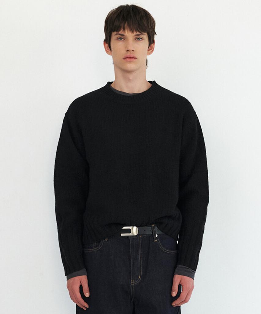 Windeo 3G Chunky Wool Sweater - Black