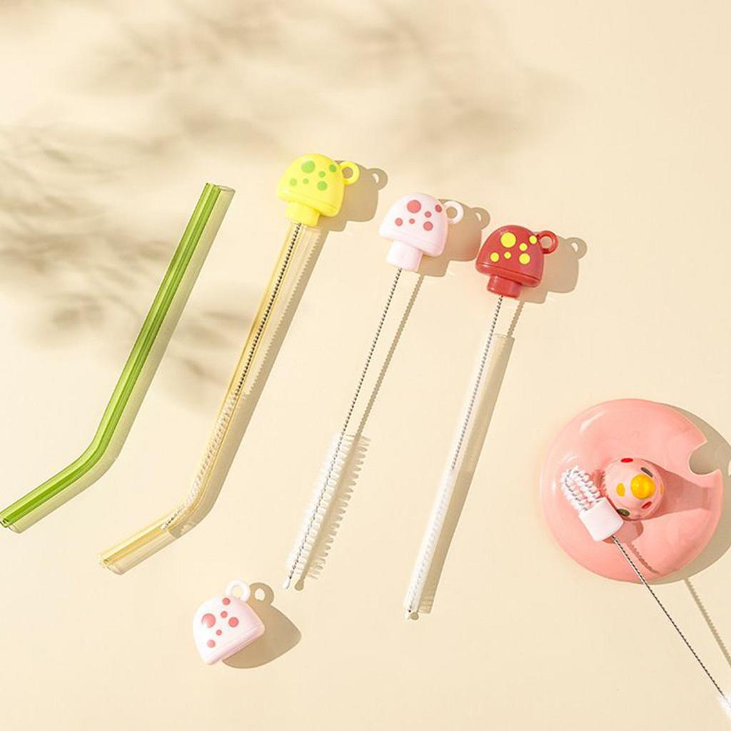 Drinking Straw Cleaning Brush Kit Reusable Tube Pipe Cleaner Nylon Stainless Steel Long Cleaning Brushes for Baby Cup Bottles