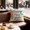 Holiday New Years Day Cushion Cover Decorative Cushions Covers Cover Sofa x Pillow  Piece x x Pillowcase