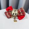 Elegant Vintage Brooch Bowknot Shirt Collar Pin With Alloy Ribbon Design For Formal Occasions Daily Wear