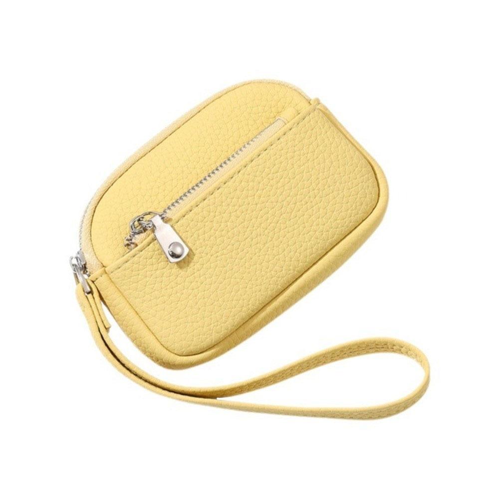 With Wrist Strap Women Wrist Wallet Zipper Hand-held Key Bag Fashion Coin Bag  Urban Design