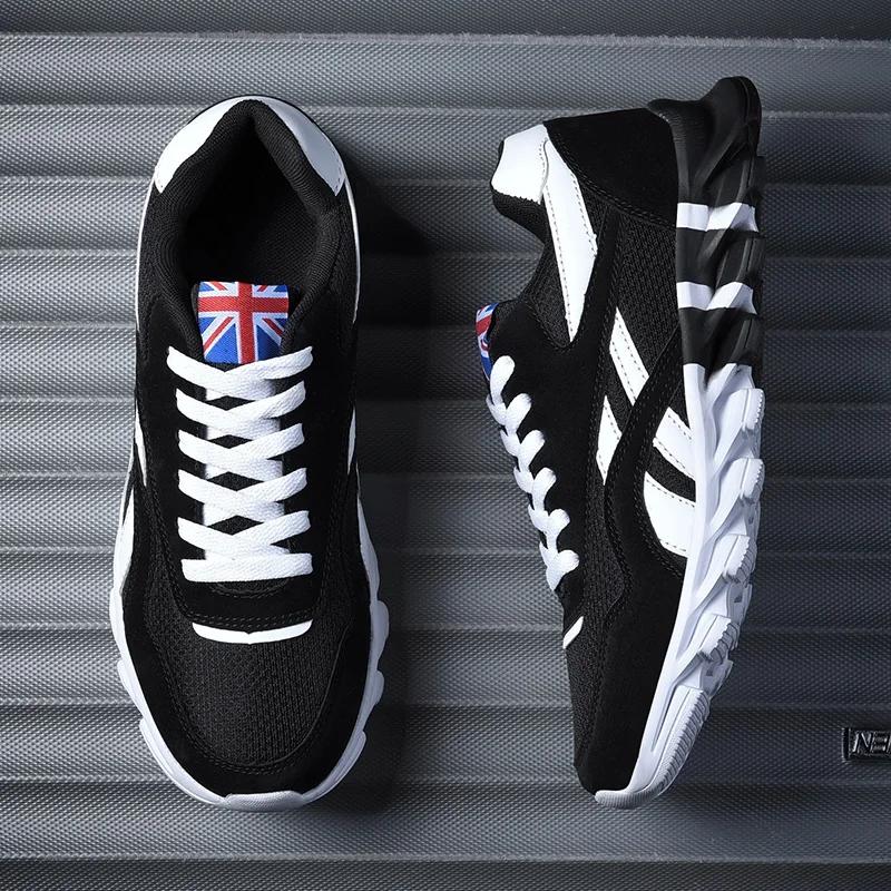 New Men'S Running Shoes Sneakers Breathable Casual Sneakers Anti-Slip Vibration Comfortable Walking Men Shoes