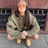 Fashion Suede Zipper Bomber Jacket for Women Vintage Turn Down Collar Long Sleeve Coats Lady New Streetwear Loose Short Outerwear Commute Spring New