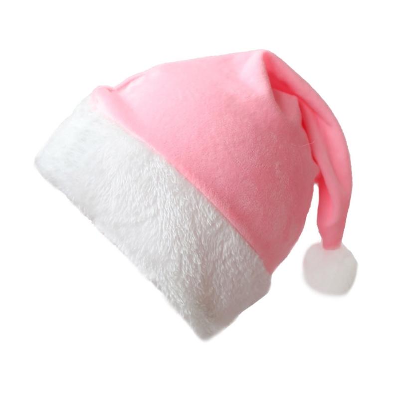 Party Hat MerryChristmas Plush Hat for Festival Family Gathering PartyFavor Props Hat Holiday Cap Decorative Santa Hat