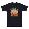 Retro Cajun Crawfish Chicken Of The Ditch Funny Quote Gift Vintage Men's T-Shirt