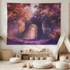 Dreamy Secret Garden Arches Tapestry Bohemian Background Cloth Living Room Decoration Hanging Cloth Room Decoration