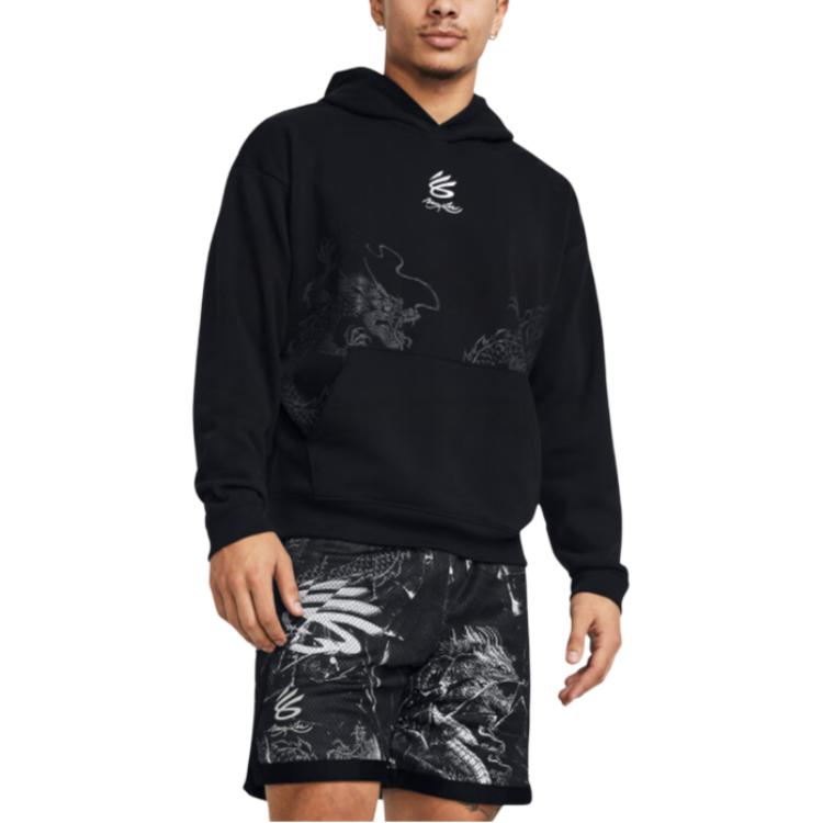 Under Armour x LIXIAOLONG,LIANMINGKUAN UA Chinese New Year Sweatshirt Unisex Black, Shopping Bag Included 1385303-001