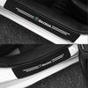 2025 New 4Pcs Carbon Fiber Car Door Sill Protector Threshold Stickers For Skoda Rapid Scala Kodiaq Fabia Kamiq Karoq Octavia 3 A