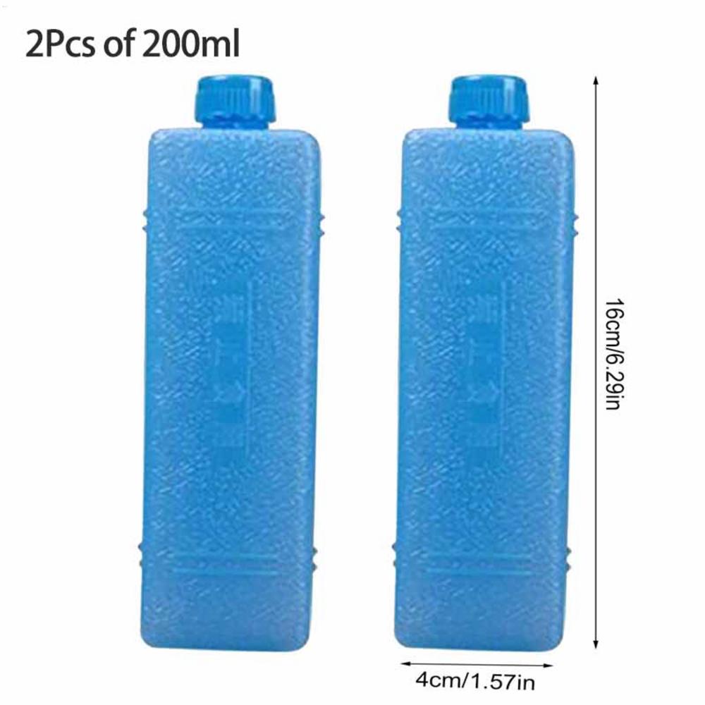 1/2PcsIce Pack Reusable Freezer Ice Cooling Pack Portable Long-lasting Cooling Water Fill Box FOR Fresh Food Storage Refrigera