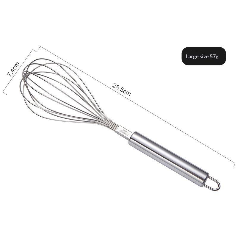 1Pcs Stainless Steel Egg Beater Hand Whisk Egg Mixer Baking Cake Tool Baking Set Home Egg Tools Kitchen Accessories For Egg