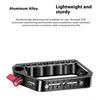 Aluminum Alloy Top Handle Grip DSLR Camera Cage with Double Cold Shoe Mounts 1/4 /3/8 Hole For Accessory Compatibility