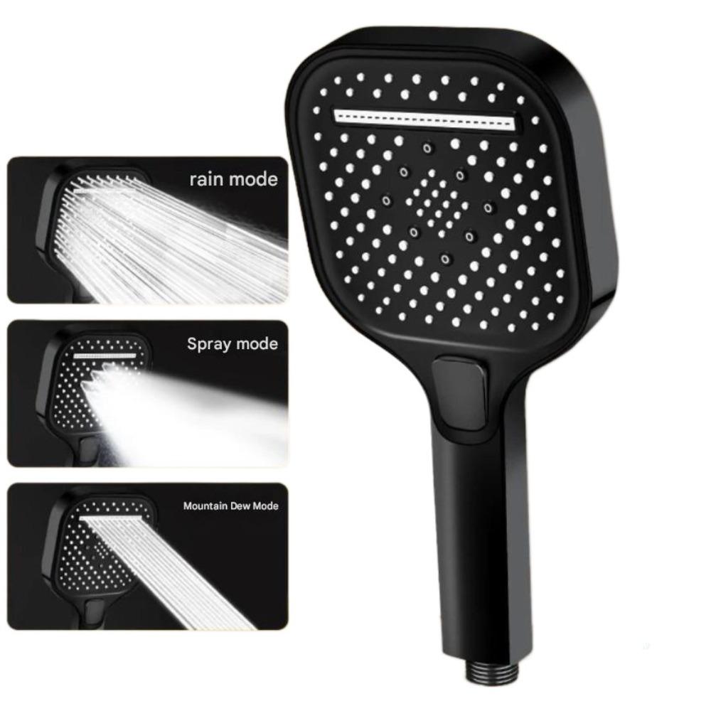Large Panel Bathroom Accessories Large Flow Rainfall Shower Replacement Hand Shower Head  Universal