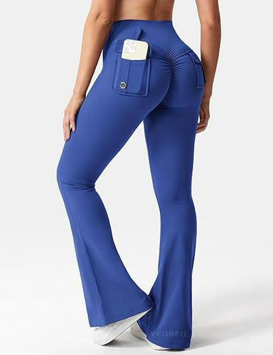 European & American High-Waist Fitness Yoga Pants with Pockets
