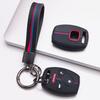 Key Fob Cover for Honda Accord Civic CR V CR Z with Keychain Anti-Scratch Surface Shockproof Structure Soft Grip Texture Easy Install