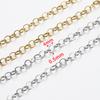 2Meters Stainless Steel Round Circle Chain O Shape Chains for Necklace Bracelet Jewelry Making DIY Findings Handmade Supplies