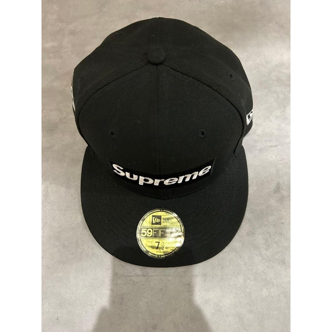 Used Supreme New Era Cap Black Black