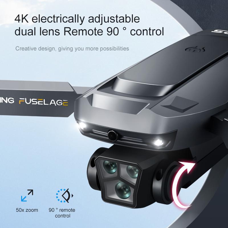 New K811 Max GPS Drone 5G Professional 8K HD Aerial Photography Dual-Camera 360° Intelligent Obstacle Avoidance  Drone with Screen Brushless UAV Toy