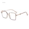 Shiny Diamond Photochromic Myopia Glasses Ultra Light Frame High-end Color Changing Eyewear Large Frame Anti Blue Light Glasses