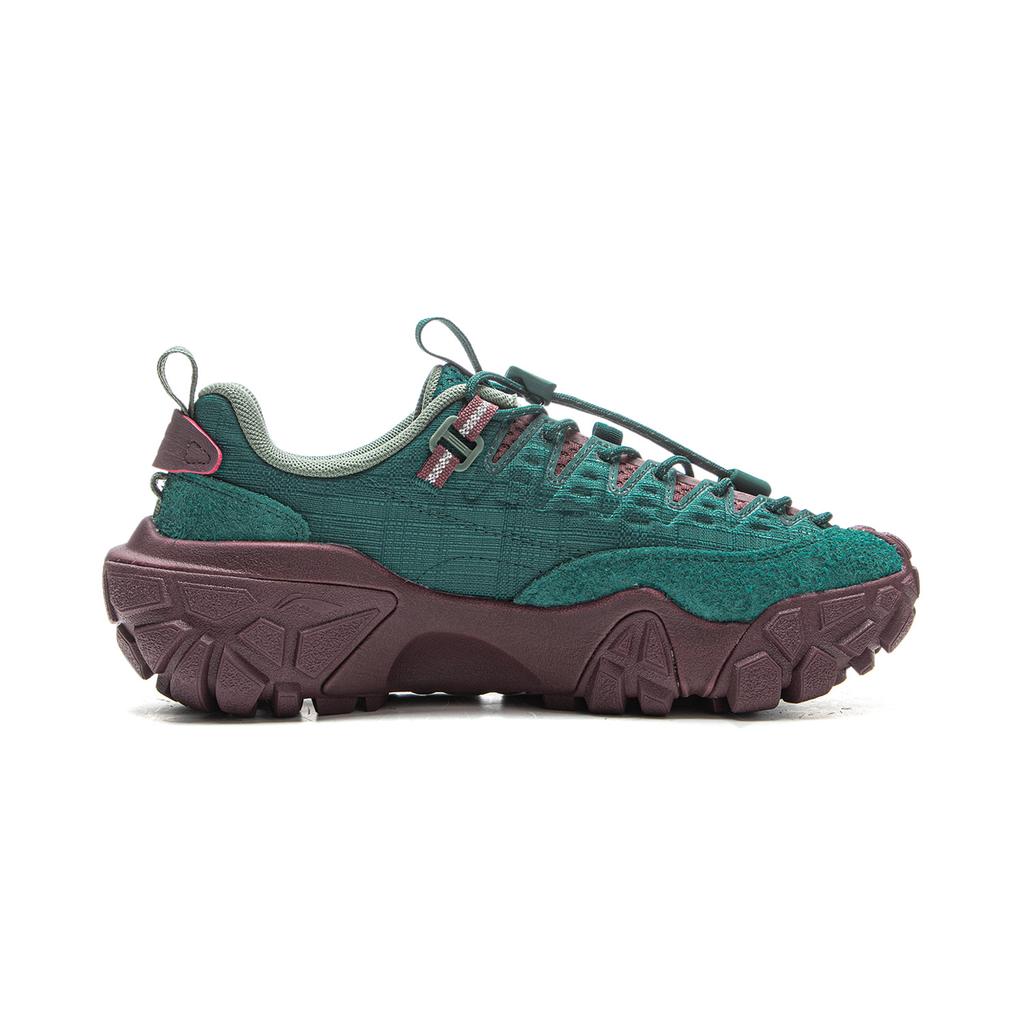 Li Ning Sand Dune Dämpning Halkfri Slitstark Stöd Lågskor Fritidsskor Dam Bläckgrön AGCV364-2