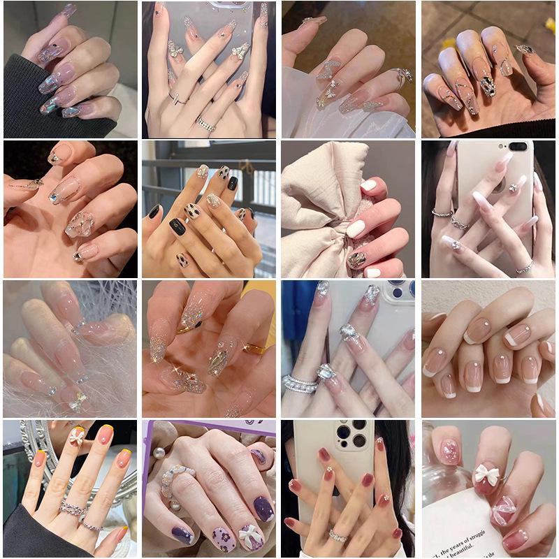 

Removable Press-On Nails: Pure & Sexy Xiaohongshu Influencer Style Nail Stickers