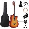 38-Inch Folk Guitar for Beginners - Popular Practice Guitar with Large Stock Available