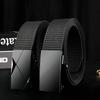Men's Tactical Nylon Belt with Automatic Buckle - Quick-Drying Canvas for Outdoor and Military Training