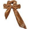 Korean Velvet Bow & Ribbon Swallowtail Scrunchie for Women