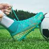 35-47 Nuevos zapatos de fútbol para deportes al aire libre, antideslizantes y resistentes al desgaste, de alta calidad, con absorción de impacto