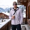 Men's Winter Cotton Padded Jacket for Outdoor Hiking and Mountaineering Sports