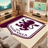 Tappeto in Velluto di Cristallo con Stampa Calcio Aston Villa, Comodo Assorbente d'Acqua Antiscivolo Tappeto per Pavimenti Interni